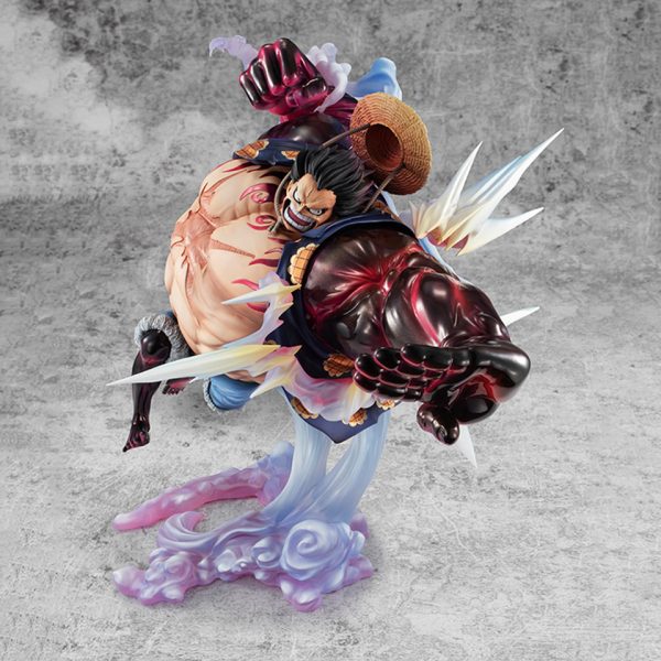 Anime Figuren - One Piece Figuren Luffy Gear 4 Bound Man Hohe Qualität Figur