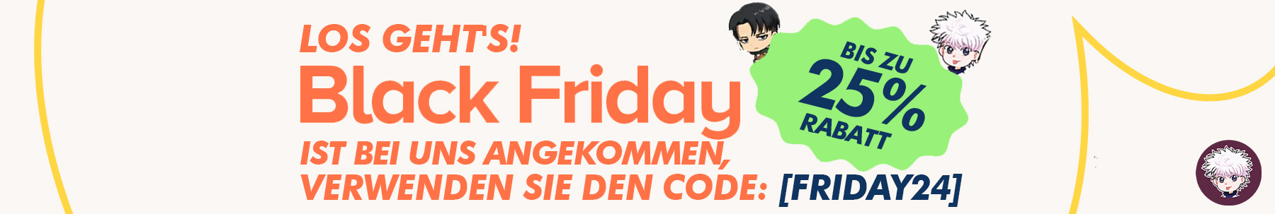 BLACK FRIDAY ANIME FIGUREN